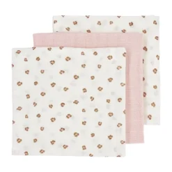 Meyco Mini Panther Hydrofiel Luiers Soft Pink 3 Stuks