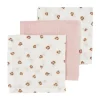 Meyco Mini Panther Monddoek Soft Pink 3 Stuks