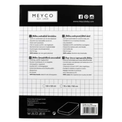 Meyco Molton Hoeslaken - 60 x 120 cm - PU Waterdicht