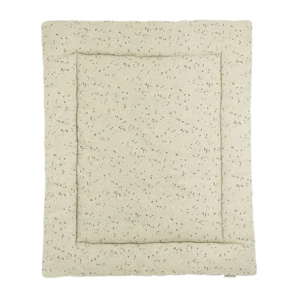 Meyco Rib Mini Spot Boxkleed - 80 x 100 cm - Sand Melange