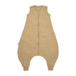 Meyco Rib Mini Spot Jumper Slaapzak - Zomer - 104 cm - Toffee Melange