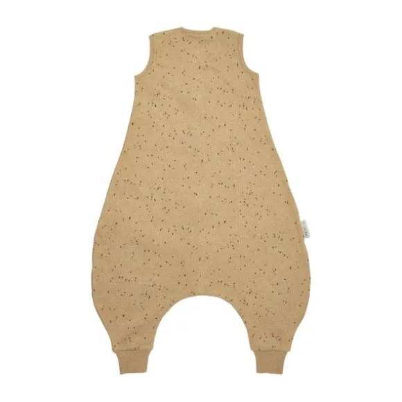 Meyco Rib Mini Spot Jumper Slaapzak - Zomer - 104 cm - Toffee Melange