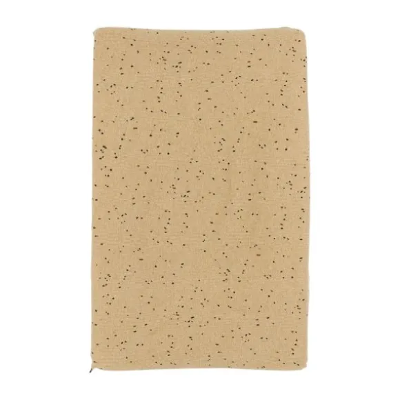 Meyco Rib Mini Spot Waskussenhoes - Toffee Melange