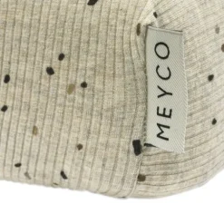 Meyco Rib Mini Spot Waskussenhoes - Toffee Melange