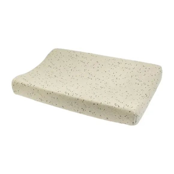 Meyco Rib Mini Spot Waskussenhoes - Toffee Melange