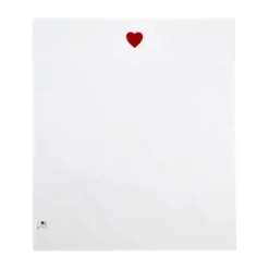 Meyco Sweet Heart Wieglaken - 75 x 100 cm - Red