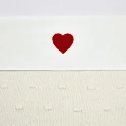 Meyco Sweet Heart Wieglaken - 75 x 100 cm - Red
