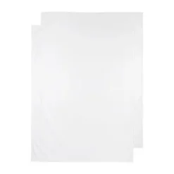 Meyco Uni Wieglaken Wit 75 x 100 cm 2 Stuks