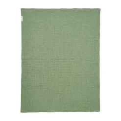 Meyco Wafel Teddy Ledikantdeken - 100 x 150 cm - Olive Green