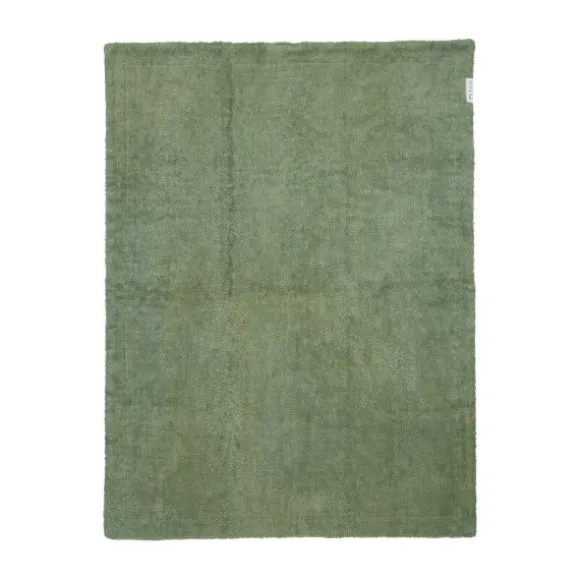Meyco Wafel Teddy Ledikantdeken - 100 x 150 cm - Olive Green
