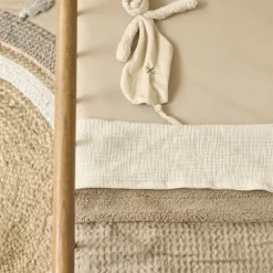 Meyco Wafel Teddy Ledikantdeken - 100 x 150 cm - Olive Green