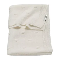 Meyco Wiegdeken Knots Offwhite 75 x 100 cm