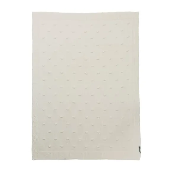 Meyco Wiegdeken Knots Offwhite 75 x 100 cm