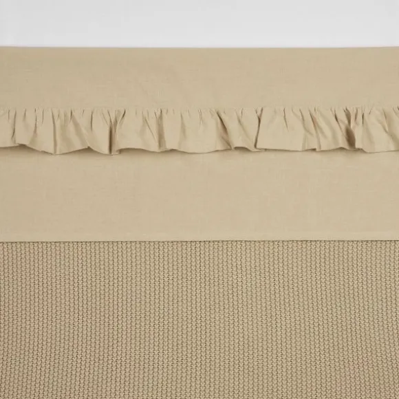 Meyco Wieglaken - Ruffle - Soft Pink