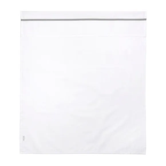 Meyco Wieglaken Wit Met Bies Grijs 75 x 100 cm