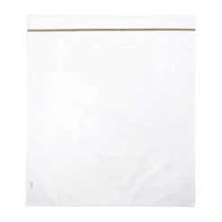 Meyco Wieglaken Wit Met Bies Grijs 75 x 100 cm