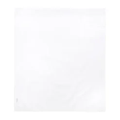 Meyco Wieglaken Wit Met Bies Grijs 75 x 100 cm