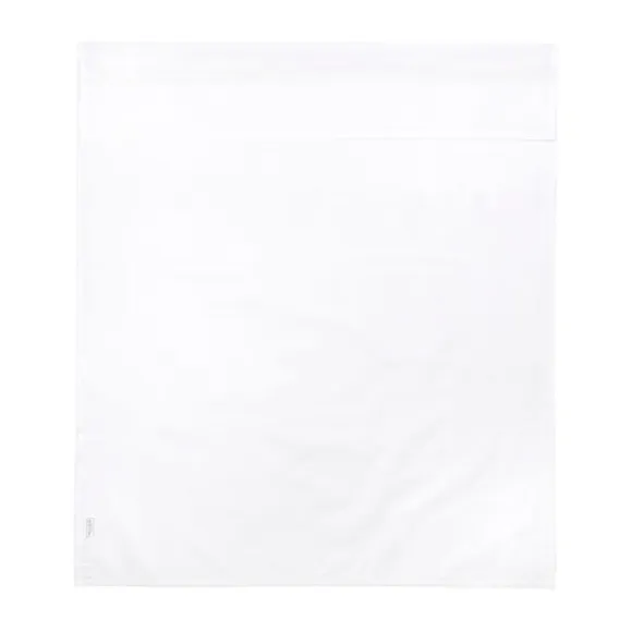 Meyco Wieglaken Wit Met Bies Grijs 75 x 100 cm