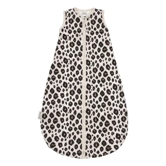 Meyco Zomerslaapzak Rond - Leopard - Sand Melange - 98 cm