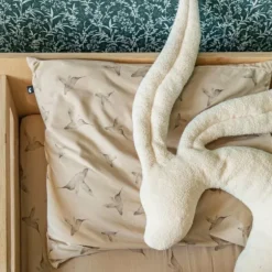 Mies & Co Little Dreams Dekbedovertrek 140 x 200 cm Humus