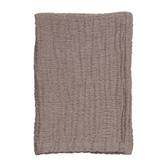 Mies & Co Mousseline Ledikantdeken Dark Brown 110 x 140 cm