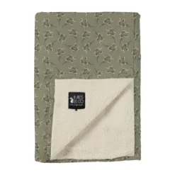 Mies & Co Soft Daisies Wiegdeken - Teagreen - 110 x 140 cm