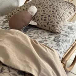 Mies & Co Soft Teddy Blanket Big - Cozy Cottage Humus - 110 x 140 cm