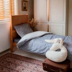 Mies & Co Vintage Flower Dekbedovetrek Blue 140 x 200 cm