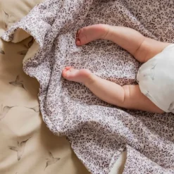 Mies & Co Vintage Flower Ledikantdeken 110 x 140 cm Lila