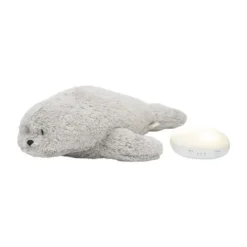 Moonie The Humming Seal Slaapknuffel - Gray