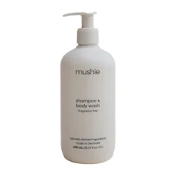 Mushie Baby Shampoo & Body Wash - Geurvrij - 400ml