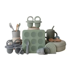 Mushie Ice Pop Tray - Cambridge Blue