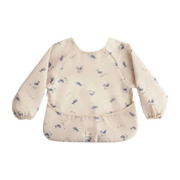 Mushie Slab met Mouwen - Whales