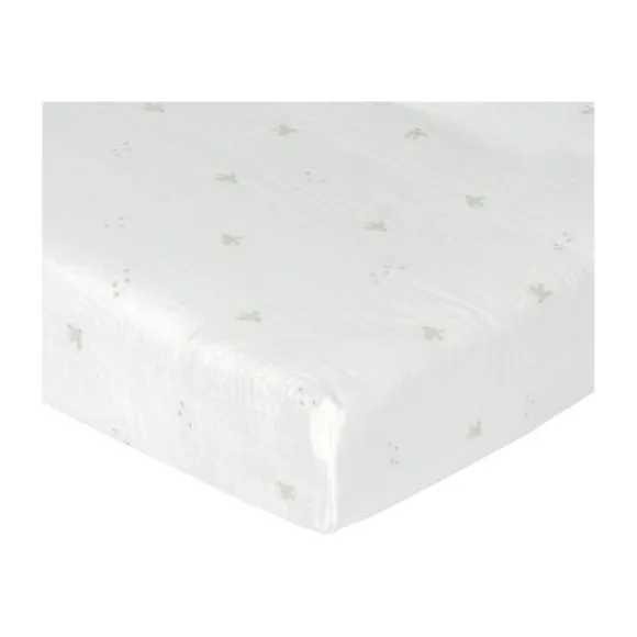 Nanami Bird Hoeslaken - 60 x 110 / 120 cm