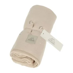 Nanami Swaddle - Whale - 100 x 135 cm - Off-White/Eucalyptus
