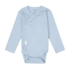 Noppies Narellan Lange Mouwen Romper - Blue Fog - Mt. 44