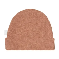 Noppies Nevel Rib Mutsje Cafe Au Lait Melange Prematuur