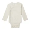 Noppies Nino Romper - Rib - Oatmeal - Mt. 62
