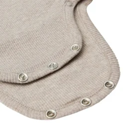 Noppies Nino Romper - Rib - Taupe Melange - Mt. 44