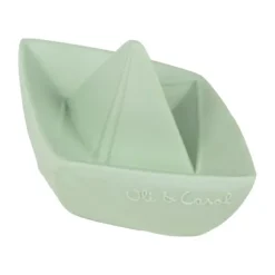 Oli & Carol Bad- en Bijtspeeltje Origami Boot - Mint