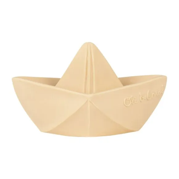 Oli & Carol Bad- en Bijtspeeltje Origami Boot - Mint