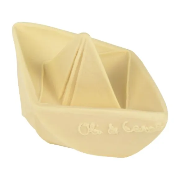 Oli & Carol Bad- en Bijtspeeltje Origami Boot - Mint