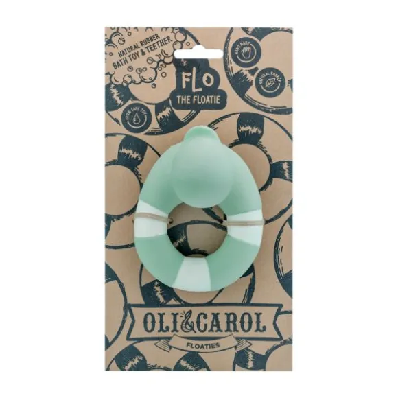 Oli & Carol Floatie Duck Badspeeltje - Mint