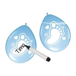 Ootje Kadootje Clouds Beschrijfbare Ballonnen Roze 6 Stuks