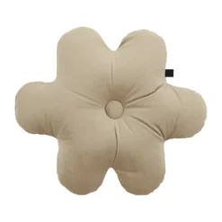 Overseas kussen Flower Shape - 35 cm - Beige