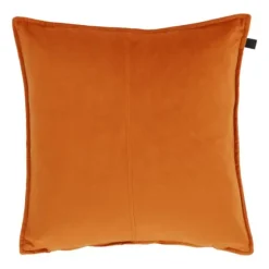 Overseas Middlestitch Kussen - 60 x 60 cm– Velours – Beige