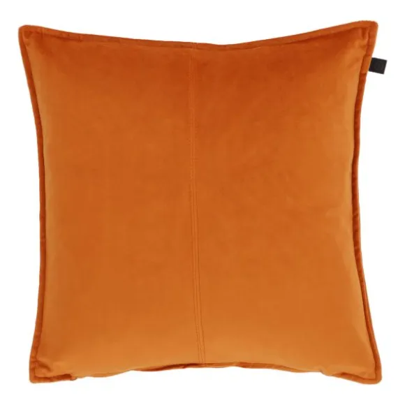 Overseas Middlestitch Kussen - 60 x 60 cm– Velours – Beige