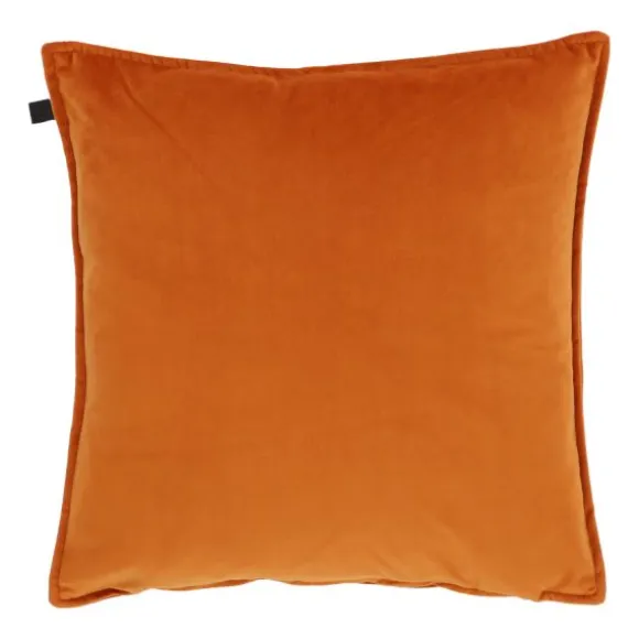 Overseas Middlestitch Kussen - 60 x 60 cm– Velours – Beige