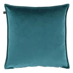 Overseas Middlestitch Kussen - 60 x 60 cm– Velours – Beige