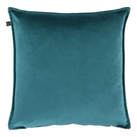 Overseas Middlestitch Kussen - 60 x 60 cm– Velours – Beige